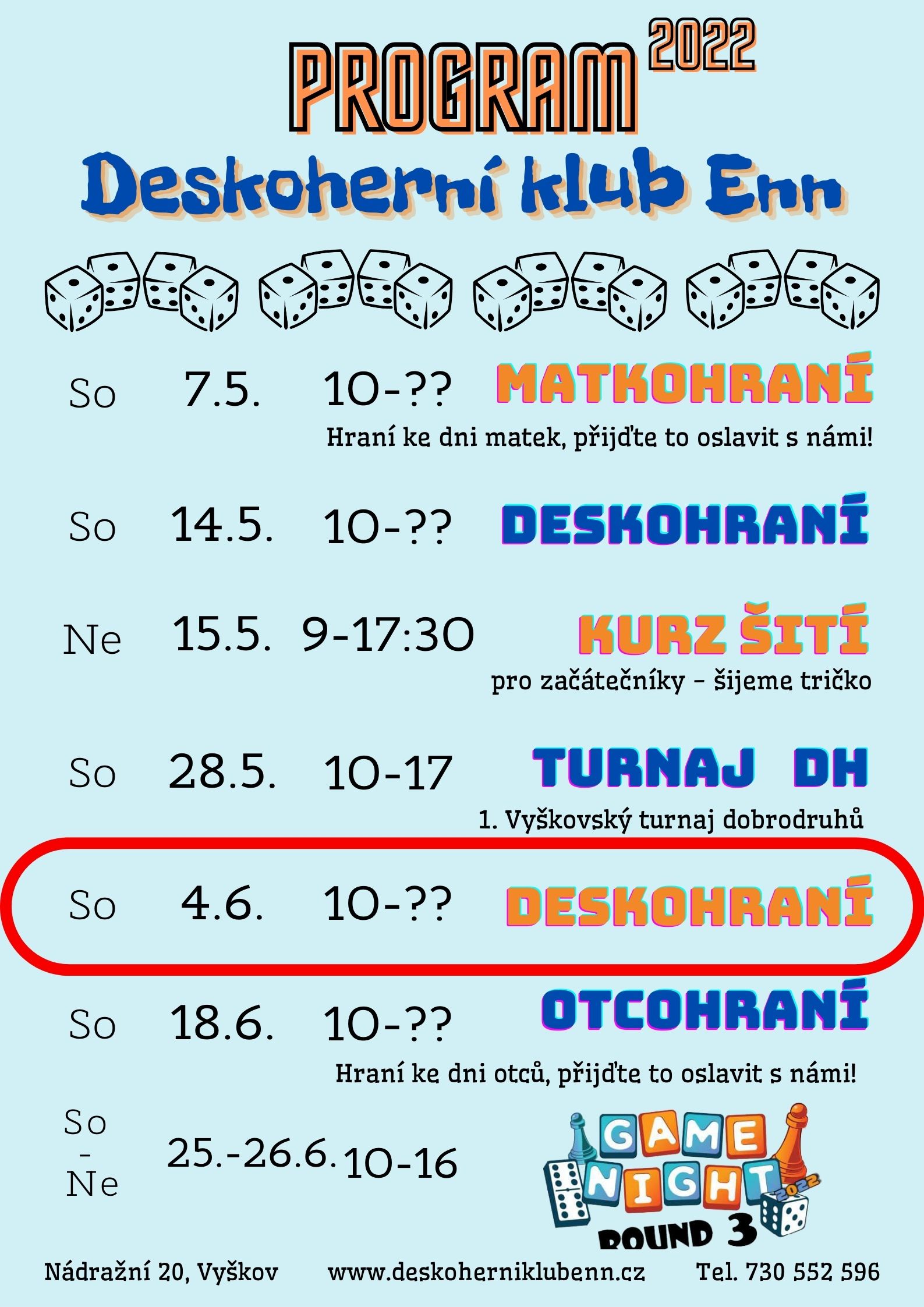 Program Deskoherního klubu Enn (4)